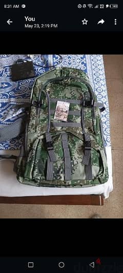 back pack . military heavy duty 0