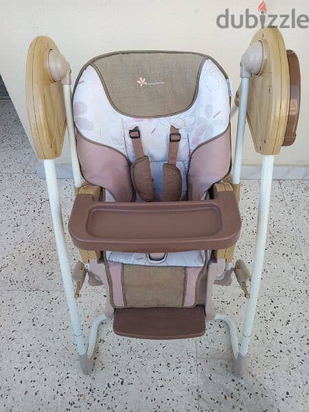 high chair and swing 2 in 1 2