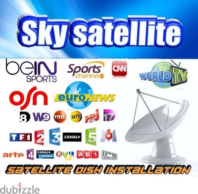 SKY-SAT EU-R80 (تركيب ستلايت )