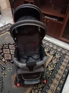 stroller twins grey and black