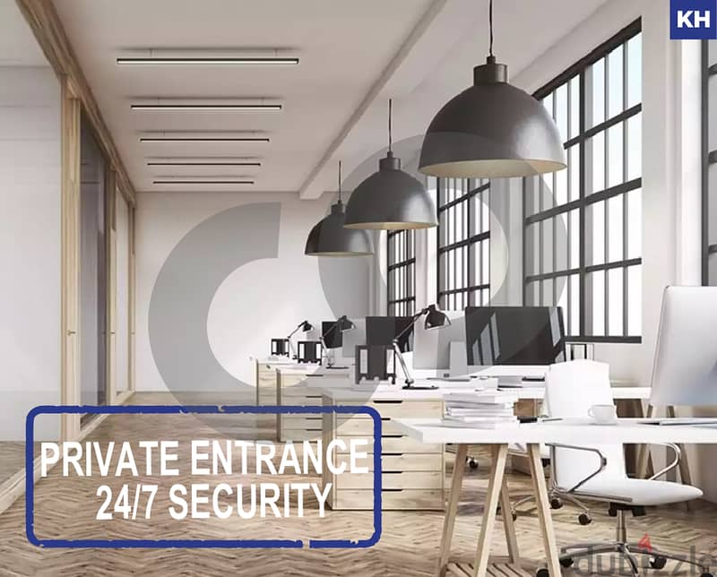 Office 400sqm fully furnished and decorated 24/7 security. REF#KH94147 0