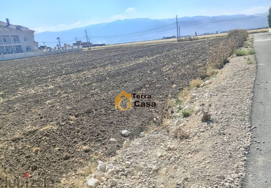 west bekaa, el marj 1760 sqm land for sale villa zoning Ref#5463 1