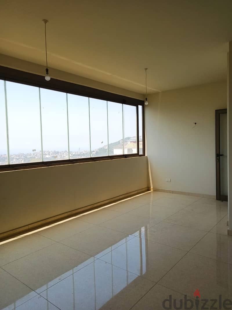 150m2 apartment having open sea view in a calm area for sale in Zikrit 2