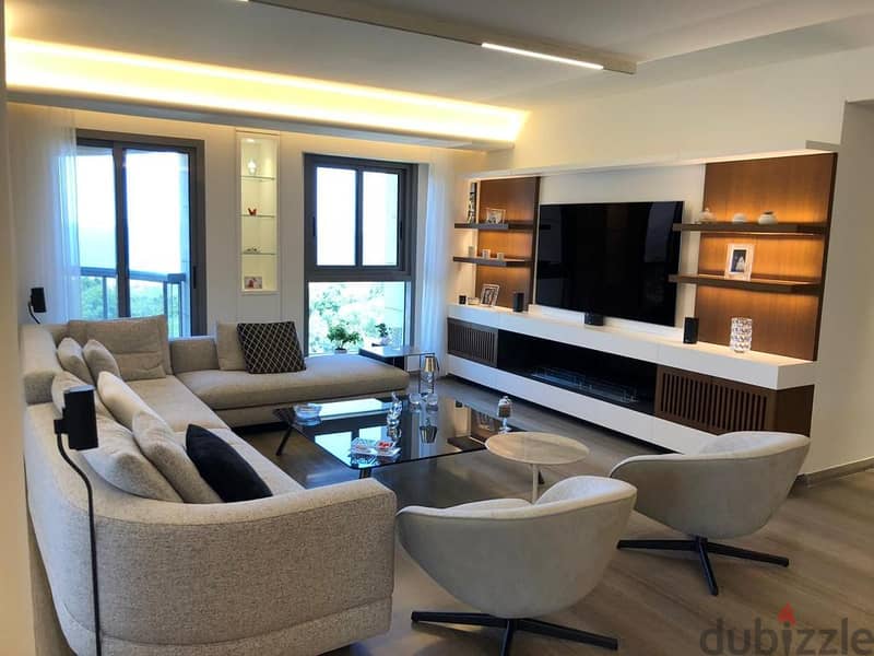L12646-Spacious Luxurious Modern Apartment With Sea View In Dbayeh 6