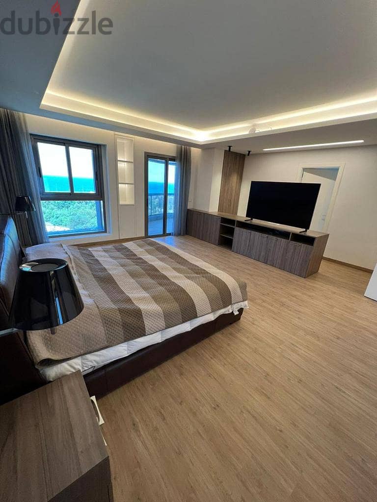 L12646-Spacious Luxurious Modern Apartment With Sea View In Dbayeh 7