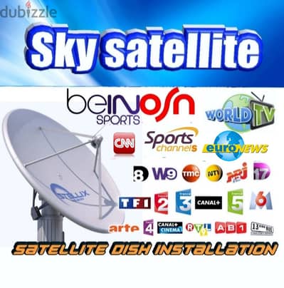 SKY-SAT EU-R82 (تركيب ستلايت )