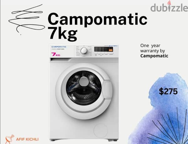 campomatic washing machine 6kg