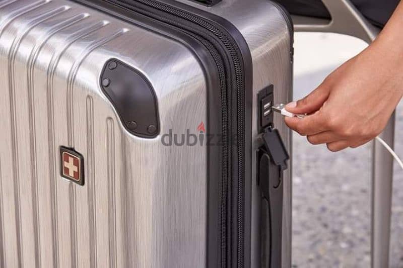 Swiss tech Made in Swiss unbreakable suitcase bags with warranty 5