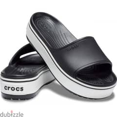 Crocs, Women'S Crocband Platform Slide Sandals Black

or pink
