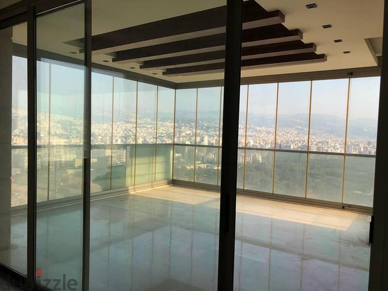 Luxurious fully decorated 400m2 apartment+city view for sale in Mathaf 0