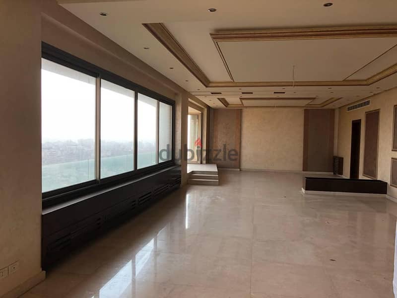 Luxurious fully decorated 400m2 apartment+city view for sale in Mathaf 15