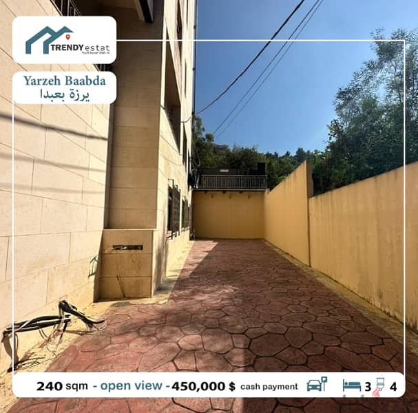 apartment for sale in yarzeh شقة للبيع في اليرزة مع حديقة 3