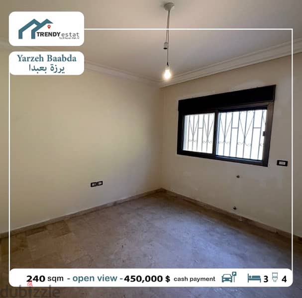 apartment for sale in yarzeh شقة للبيع في اليرزة مع حديقة 9