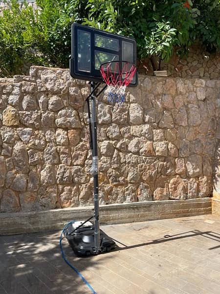 Adjustable Basketball hoop hydrolic system 2