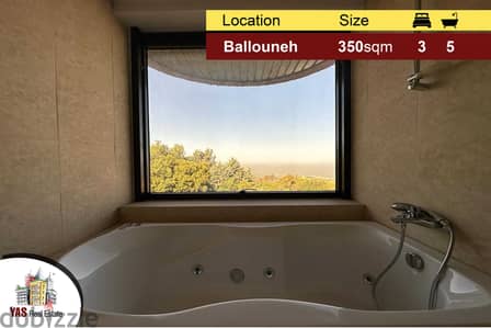 Ballouneh 350m2 | Killer view | Unique | Furnished | Catch | Garden |