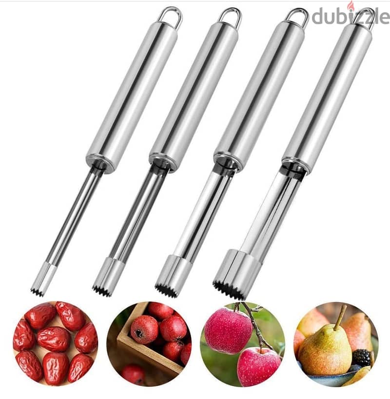 4 Piece Vegetable Corer Set 0