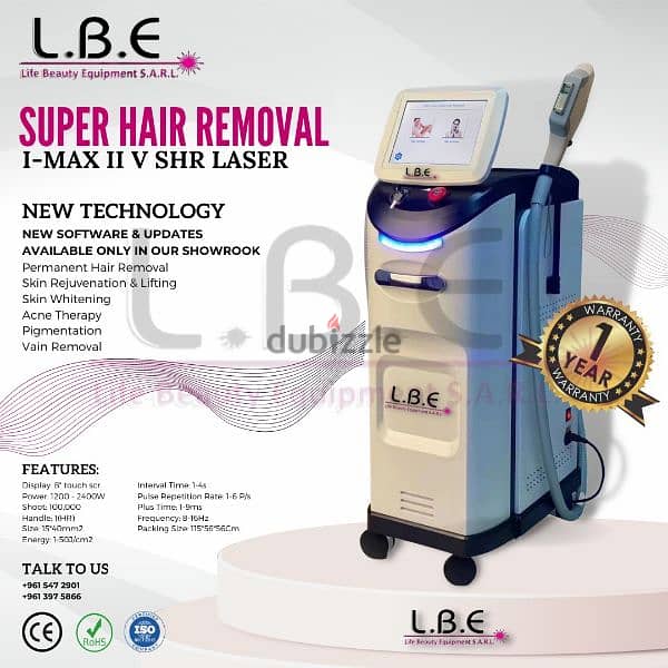 Buy or rent SHR laser super hair removal best quality models 2023 0