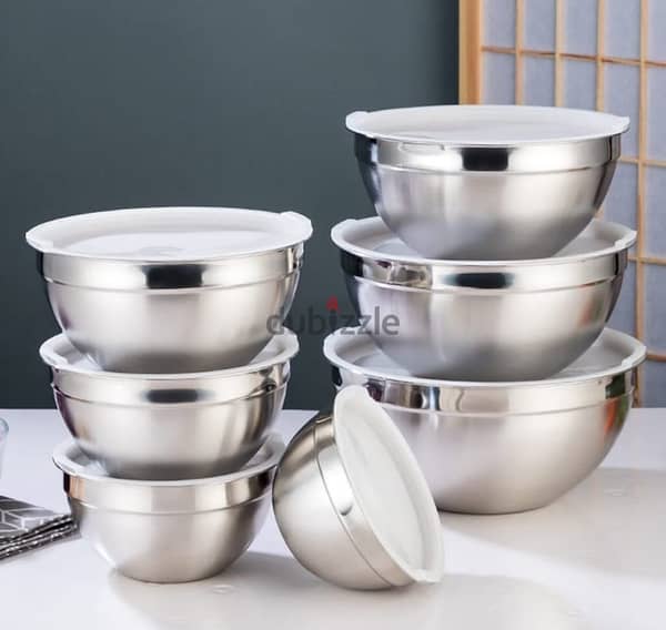 Stainless Steel Mixing Bowl (22cm/24cm/26cm/28cm)