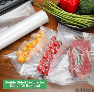 50 Food Vacuum Bags, 25x17cm