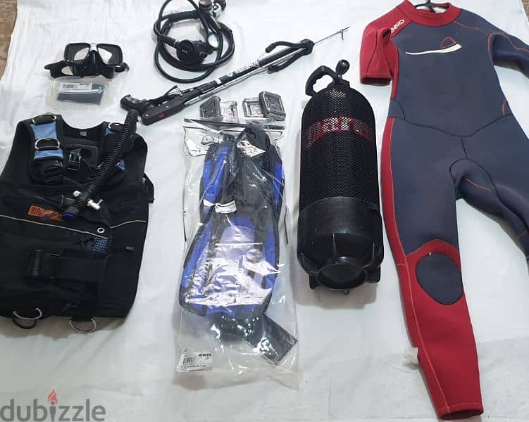 full scuba equipment 15 litre steel 850$ 0