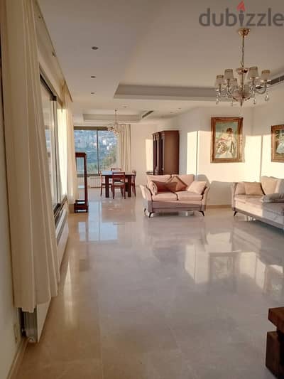 Furnished In BAABDA GYM & POOL (230Sq) +Terrace & View , (BAR-160)