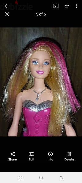 PRINCESS POWER Barbie Mattel doll flex legs without wings still Good 2