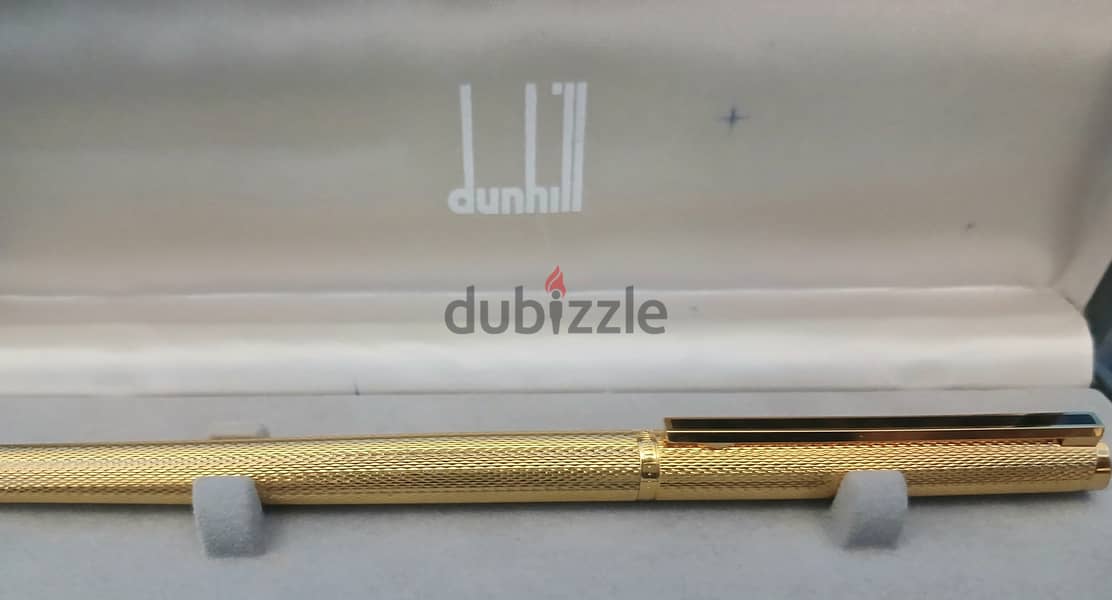 Dunhill Gemline Gold Plated pen 6