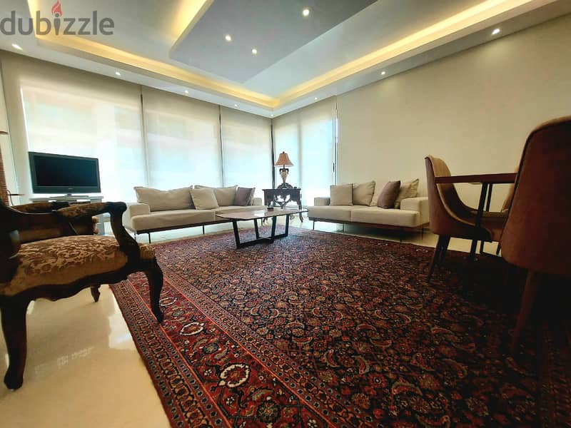 RA22-616 Furnished Apartment for rent in Ain mrayseh, 177m, $1500 cash 0