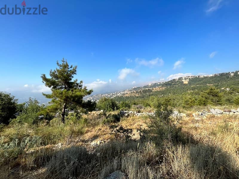 1295 Sqm | Land In Bikfaya / E| Douar | Panoramic Mountain View 1