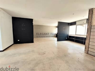 Spacious Office Space | 24/7 Electricity | for Rent | Achrafieh