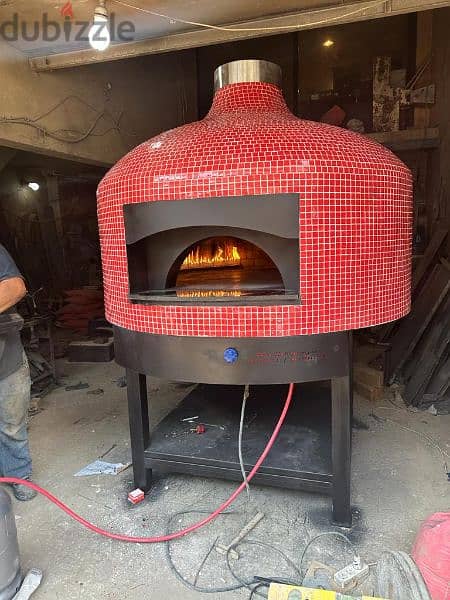 فرن بيتزا دوار rotary pizza oven 2