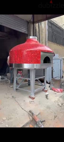 فرن بيتزا دوار rotary pizza oven 5