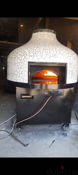 فرن بيتزا دوار rotary pizza oven 9