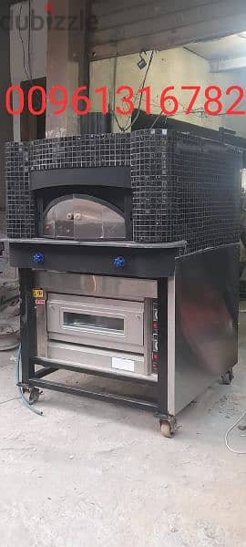 فرن بيتزا دوار rotary pizza oven 10