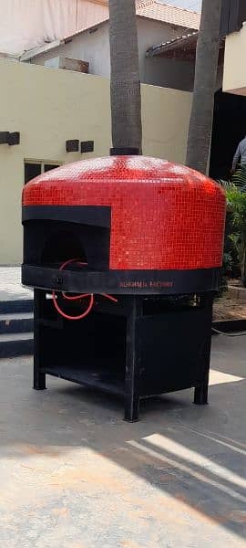 فرن بيتزا دوار rotary pizza oven 11
