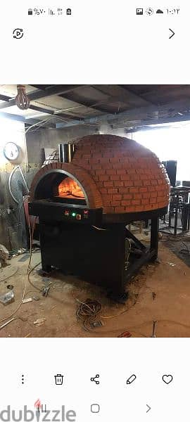 فرن بيتزا دوار rotary pizza oven 13