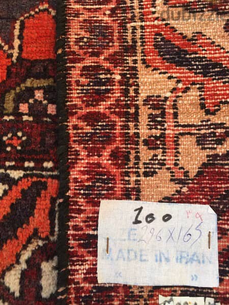 سجاد عجمي. 295/165. Persian Carpet. Antique. انتيك 2