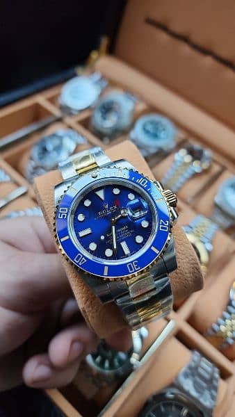 submariner two tone bluesy swiss super clone 1.1 1