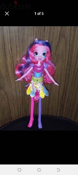 PINKYE PIE MY LITTLE PONY Equestria Rainbow Rocks Still Good doll=15$