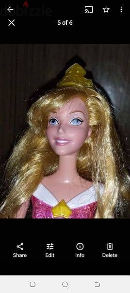 Barbie SLEEPING BEAUTY SPARKLING PRINCESS Mattel 2012 Great doll 2
