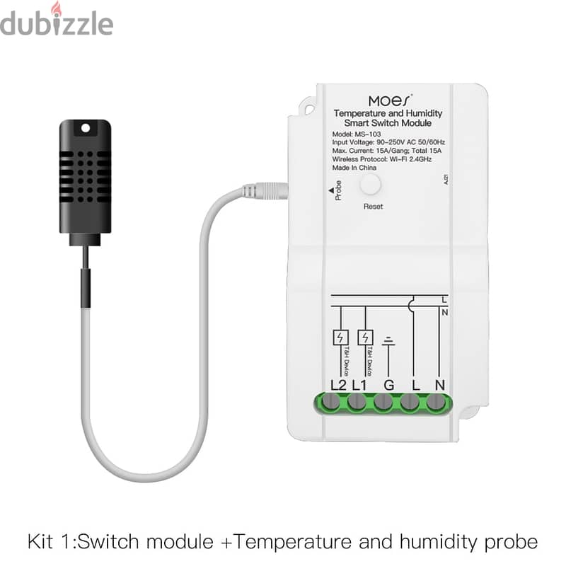 MOES Wifi Smart Switch with Temperature enabled Control 2