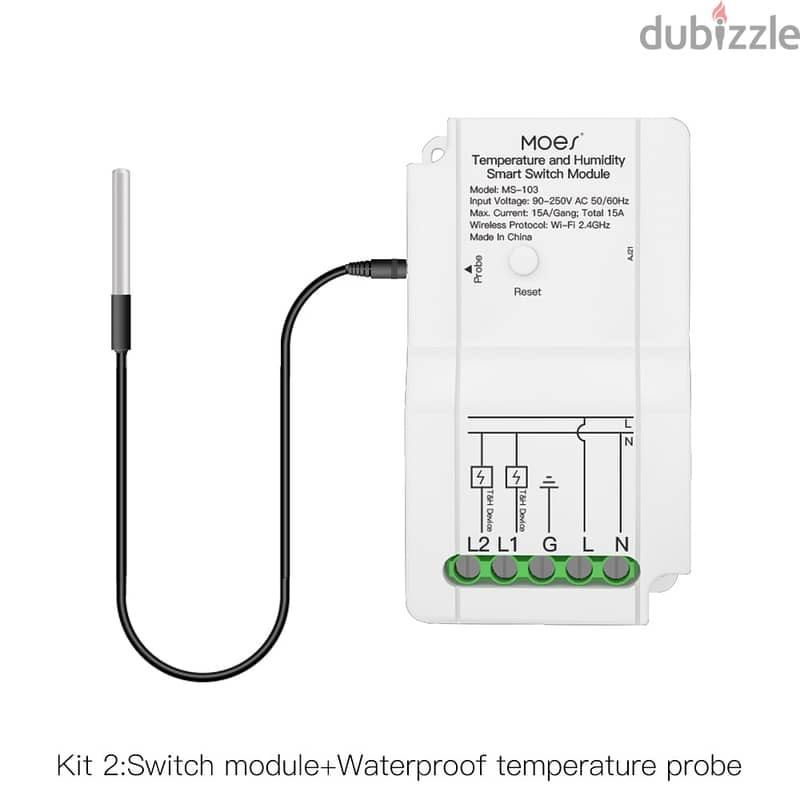 MOES Wifi Smart Switch with Temperature enabled Control 3