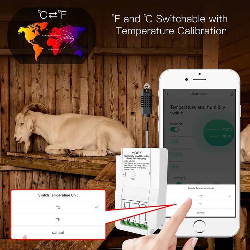 MOES Wifi Smart Switch with Temperature enabled Control 11