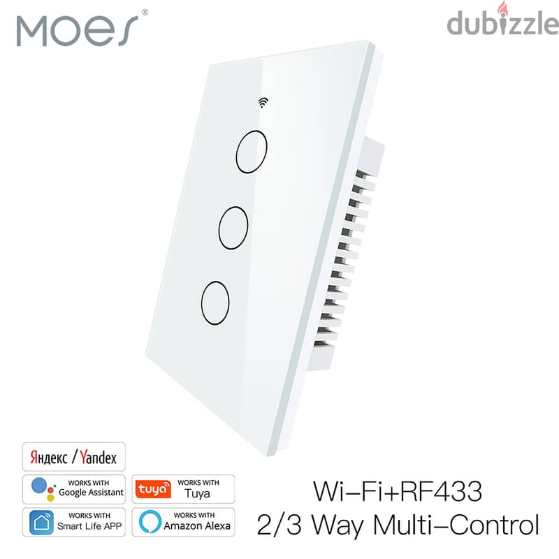 MOES WiFi Wall Switches EU US 3