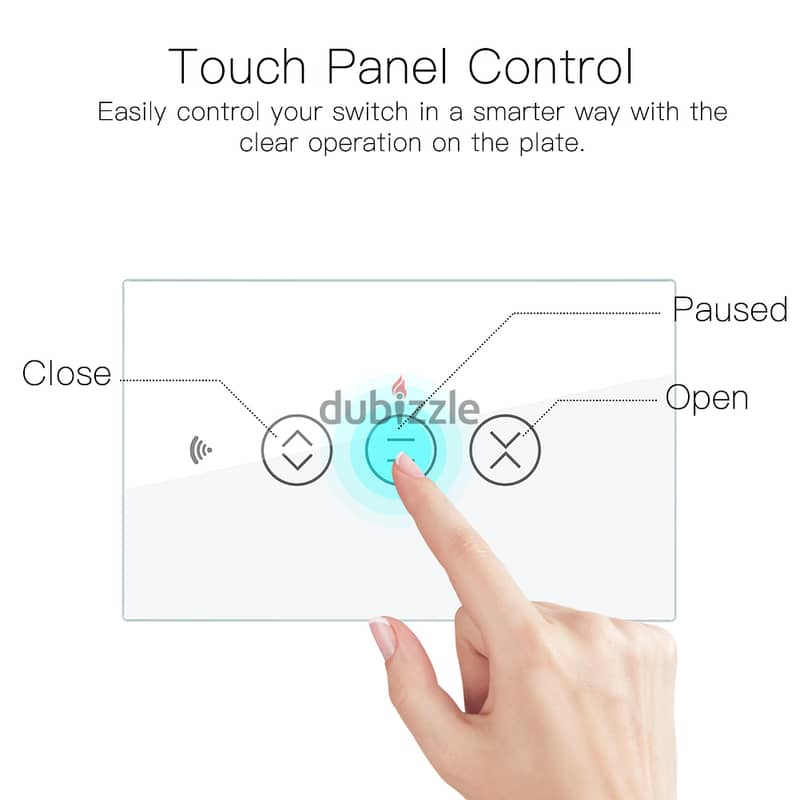 MOES WiFi Curtain Wall Switches US 1