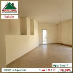100,000$ Cash paymant Appartment for sale in Kahle !!!