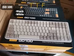 Darkflash GD100 Wireless & WireMechanical Keyboard With Yellow Switch