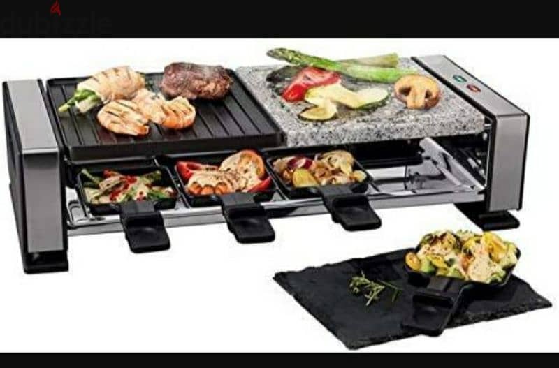 SILVERCREST Raclette Hot Stone Grill & Double Sided Grilling Surface 2