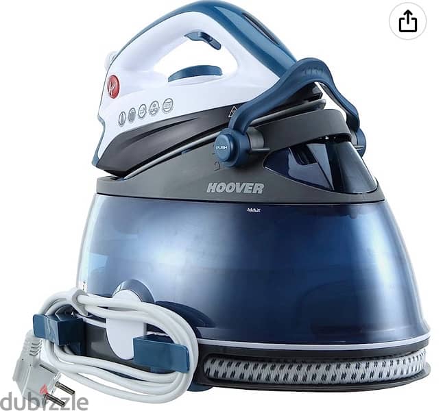 Hoover PRP 2400 Iron with Ironvision Kettle – 2 Litre Capacity, Teal 0