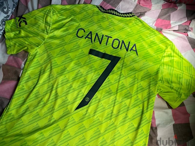cantona Manchester United third kit season 22/23 copy AAA+ 0